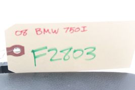 02-08 BMW 750I E65 Center Console Lid Armrest F2803 image 12
