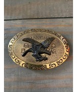 Rancho El Mar Western gold toned and Eagle belt buckle - $20.04 CAD