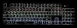 Abko Hacker K180 Korean English Membrane LED Wired Gaming Keyboard (Black) image 6