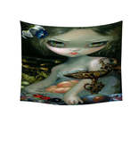 Fine Art Girl with Fruits and Golden Chalice Tapestry - €26,21 EUR+