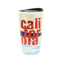 Starbucks California Beach Ceramic Local Traveler Tumbler Coffee Mug 12oz 2017 - $59.40