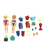 Polly Pocket Doll Set Polly &amp; Lea Dolls, Clothing, Shoes, Accessories Se... - $18.00