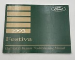 1993 Ford Festiva Electrical &amp; Vacuum Troubleshooting Service Shop Repai... - $15.15