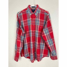 GANT Foxhunt Plaid Button Down Shirt Mens Large Long Sleeves Multicolor Red  - £21.47 GBP