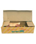 Vintage Toy Prairie Wagon w/ Wood Horses in Original Box (Circa 1960&#39;s) ... - $18.48