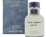 Dolce &amp; Gabbana Light Blue For Men Eau De Toilette 40ml 1.3 FL. OZ. - £23.84 GBP