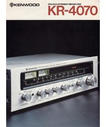 Kenwood KR 4070 stereo receiver sales advertising brochure literature - $15.00