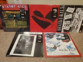 Lot of 5 Bikini Kill Records (New): S/T, Revolution Girl, Yeah Yeah Yeah Yeah - £98.48 GBP