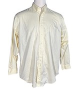 Ralph Lauren Yarmouth Cotton Butter Yellow Button Down Long Sleeve Shirt... - $22.76