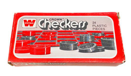 Nostalgic Box of Crown Checkers by Whitman Made in U.S.A. Original Box 4413 - $12.07