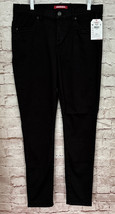 Union Bay Juniors Jeans KARMA Skinny 5-Pocket Black Stretch Twill Size 13 NEW - £23.05 GBP