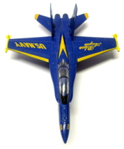 Blue Angels Fighter Jet Die Cast 9&quot; Long Plane - $9.90