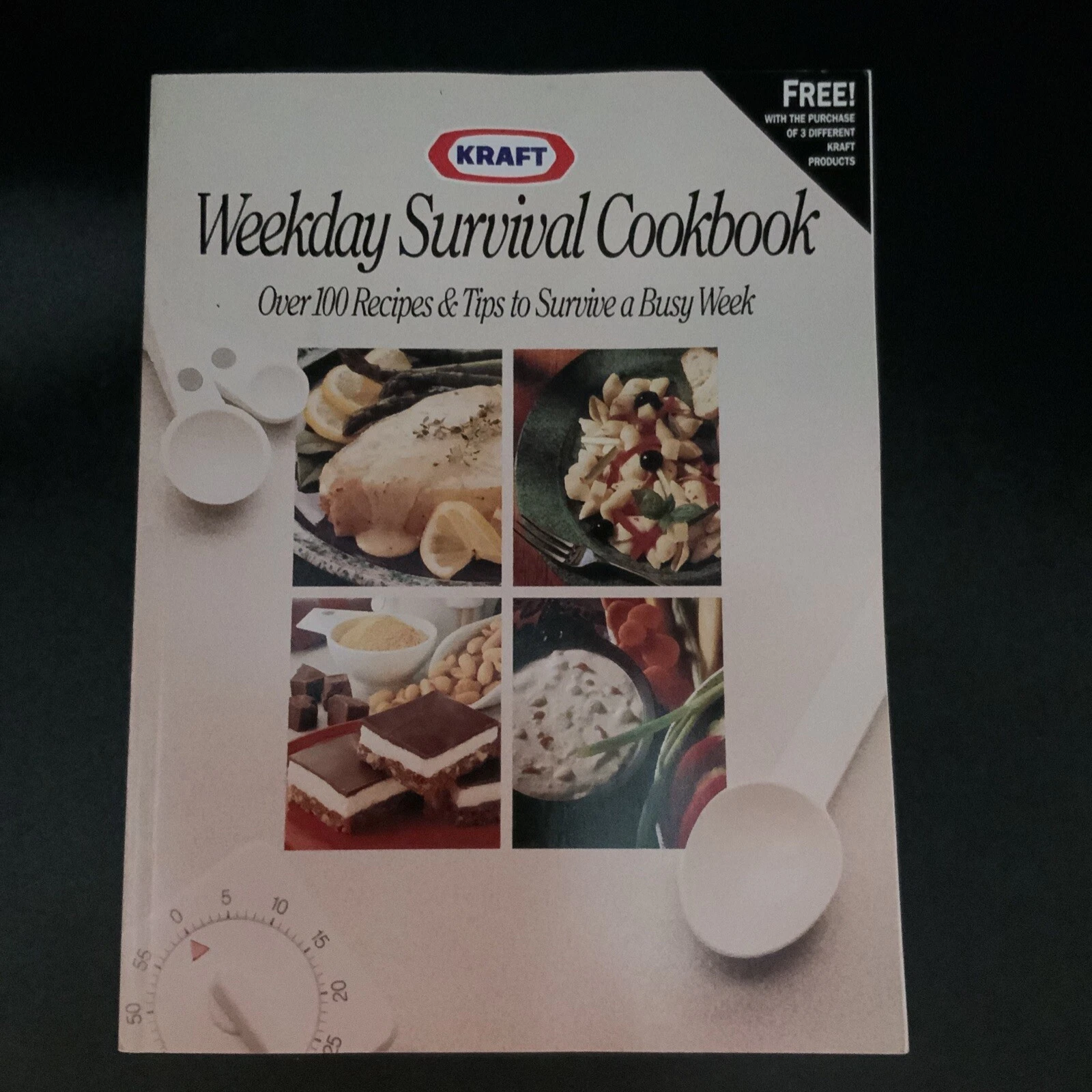 Kraft Weekday Survival Cookbook:  Over 100 Recipes and Tips..... - $110.35 MXN