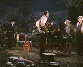 Bonanza Pernell Roberts Dan Blocker Michael Landon Lorne Greene night 4x6 photo - $6.99