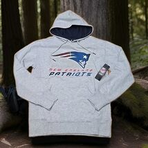 NFL New England Patriots NWT Hoodie Sweatshirt Mens Size Small Football ... - $35.64