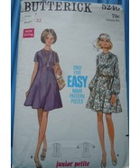 Butterick Junior Petite Dress Size 7 #5240 - $6.77 CAD