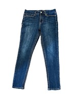 Seven7 Jeans Women's Size 12 Blue Denim Tummyless Stretch High Rise Boot - $20.55