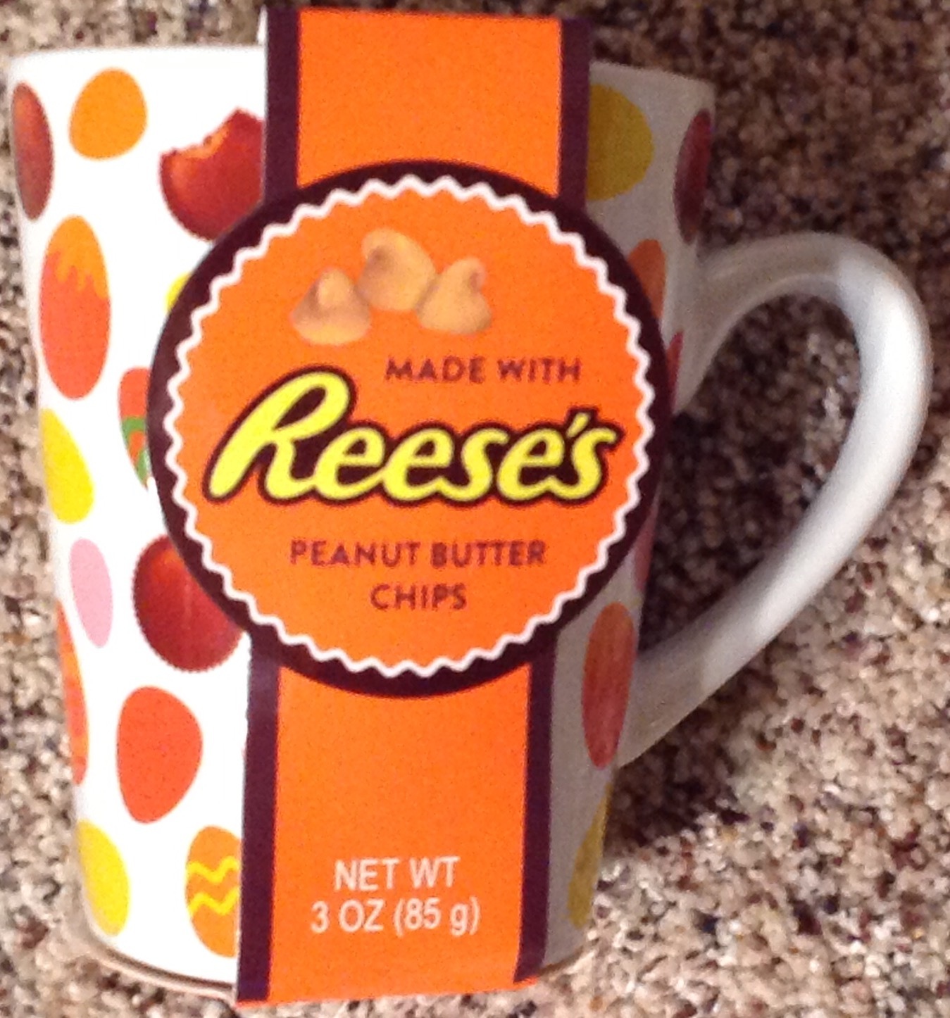 Primary image for Reeses Peanut Butter Cups Easter Egg Ceramic Coffee Mug New w/Tags