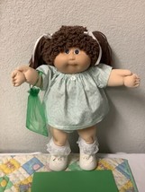 Vintage Cabbage Patch Kid Brown Poodle Hair  Violet Eyes Second Edition HM#1 - £202.07 GBP