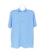 Jack Nicklaus Mens Golf Polo Size Large Blue White Striped Short Sleeve - $330.60 MXN
