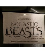 Harry Potter Fantastic Beasts and Where to Find Them Clear Sticker NEW - £6.77 GBP