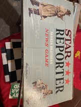 Vintage 1960 Parker Brothers Star Reporter News Board Game - £77.44 GBP