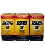 PACK OF 3 SUPER MACHO Supplement High Potency B12/Zinc 50 Softgels Exp10... - $44.47 CAD