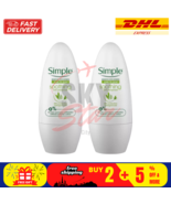 2 X Simple Soothing Anti-Perspirant Roll-On Deodorant For Sensitive Skin... - $884.00 MXN
