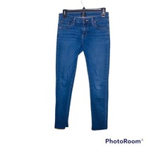 Just Black Size 26 Blue Skinny Jeans 5 Pocket Medium Wash Denim - £7.51 GBP