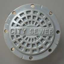  ️ Vintage 1988 TMNT Rocksteady Manhole Cover Shield – Original - $19.80