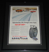 1959 Goodyear Tires 11x14 Framed ORIGINAL Vintage Advertisement - $49.49