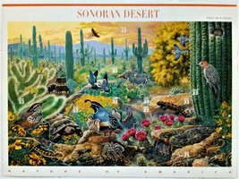 Nature of America - Mint U.S. Postage Stamp Panels: Sonoran Desert; Pacific Coas - £14.22 GBP