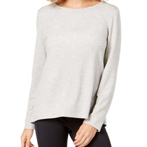 allbrand365 designer Womens Cutout Back Long Sleeve T-Shirt,White,Large - £28.93 GBP