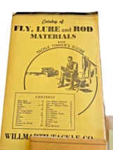 Catalogs 4 Fishing Fly Tying Lure Rod Van&#39;s Willmarth Gopher MacCrosson&#39;s 1940s - £47.95 GBP