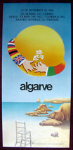 Original Poster Portugal Algarve Beach Sea Sun Art Chair World Tourism D... - $30.01