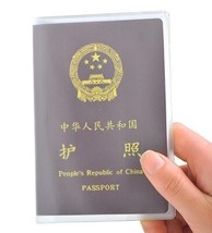 1pcs Waterproof Transparent Passport Holder Card Holder PVC Waterproof Travel Pa - £16.26 GBP