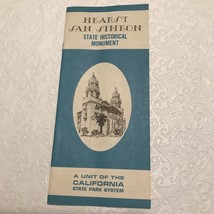 Vintage Brochure Hearst San Simeon State Historical Monument 1972 - £3.89 GBP