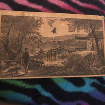Original VTG PUZZLE Card 1884 TOLL GATE #4 SHOO! FLY! Hidden Pictures - $17.87