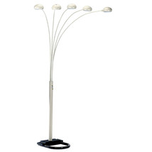 Ore Furniture 6962WH 84 in. 5 Arms Arch Floor Lamp - White - £162.56 GBP