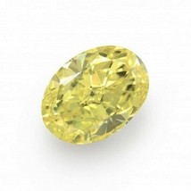 Yellow Diamond  - 1.18ct Natural Loose Fancy Yellow Canary Diamond GIA VVS1 Oval - £5,559.55 GBP