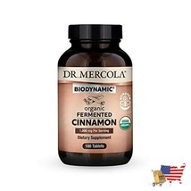 Dr. Mercola Biodynamic Organic Fermented Cinnamon 90 Servings (180 Tablets), Sup - £110.91 GBP