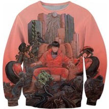  Akira Kaneda Neo Tokyo  Printed Crewneck Sweatshirt 2020 Hot sale Haraj... - $101.85