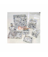 White Labradorite Stone 7 Pcs Bathroom Accessories The All purpose Inter... - £1,086.03 GBP