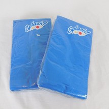 2 Packages 25 Count Splash 2-Ply Paper Dinner Napkins Royal Blue 13&quot;x16.... - $11.65