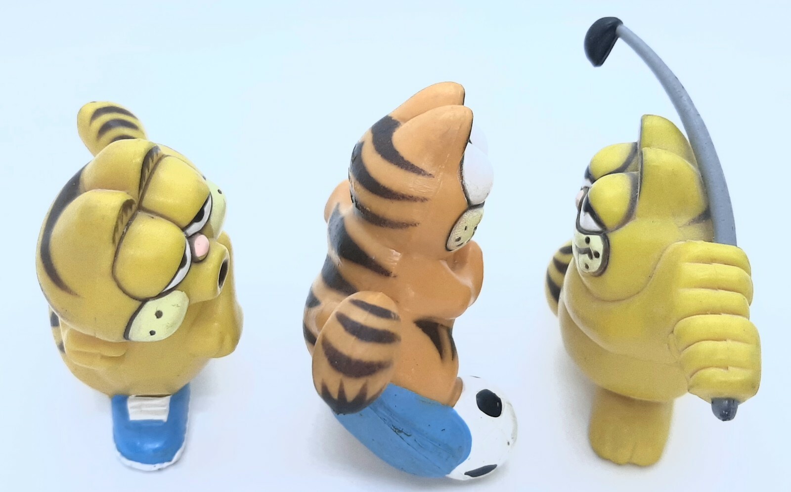 Garfield Vintage Figurines Lot of 3 ~ ( golf, soccer & whistler ) Item image 3