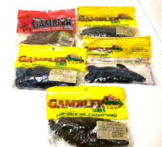 Gambler Plastic Creatures Soft Fishing Lures Lot Of 5 New Bags - 35 Lures Total - £10.83 GBP