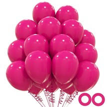 110Pcs Hot Pink Balloons, 12Inch Pink Latex Party Balloons, Helium Quali... - $14.99