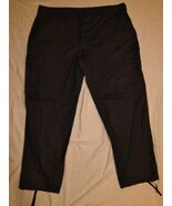 FADED DARK BLUE 100% COTTON XXX-LARGE REG CARGO  COMBAT UNIFORM PANTS TR... - $814.42 MXN
