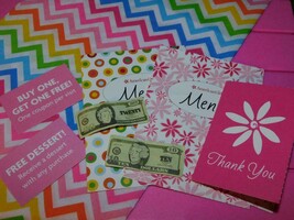 18&quot; Doll American Girl Restaurant Menus, Coupons, Thank You Cards &amp; Play Money-A - £5.51 GBP