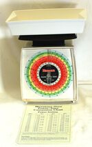 Hanson Microwave Oven Kitchen Scale Tray &amp; Chart USA Vintage Retro - $49.49